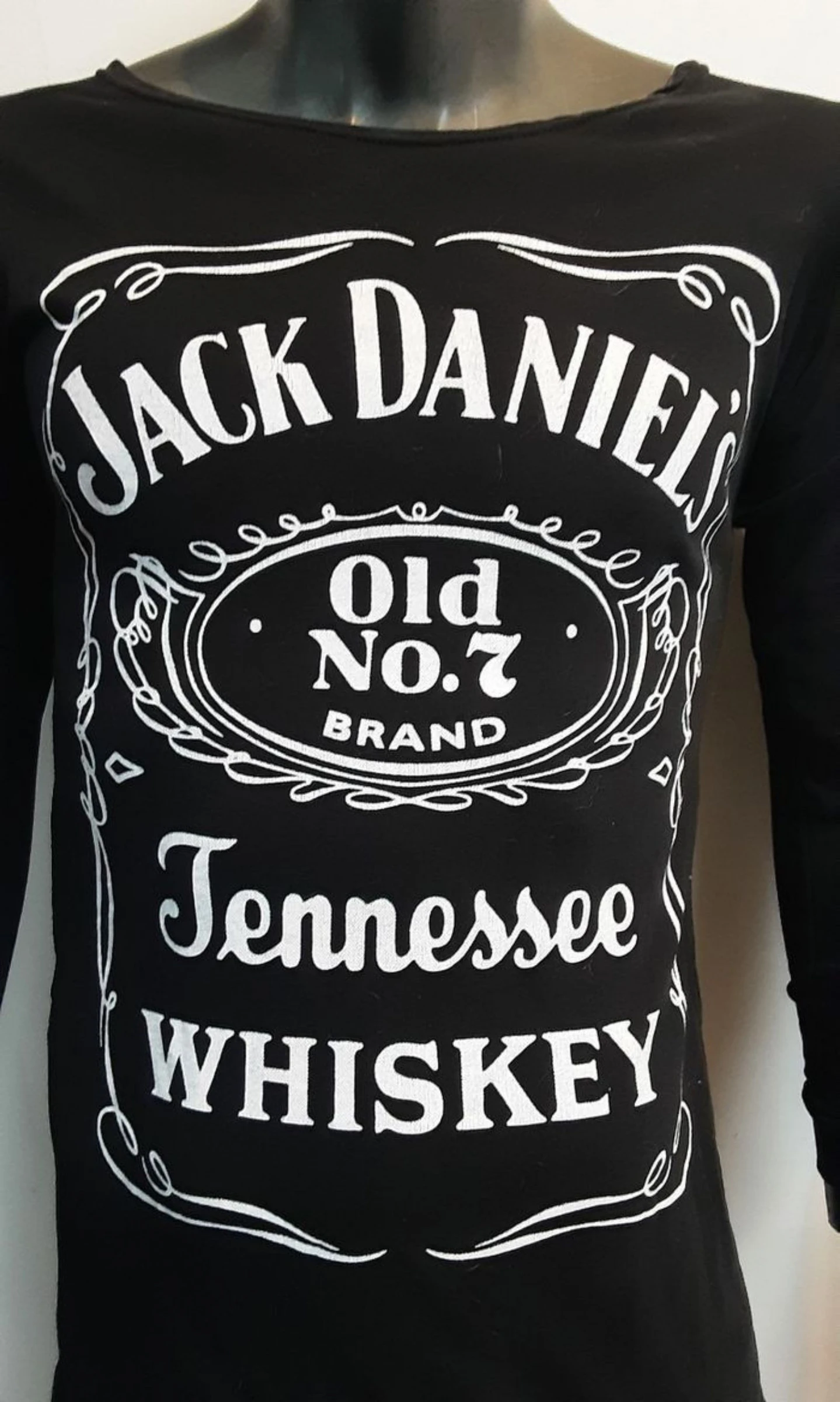 Haut / sweat -shirt noir avec un motif Jack Daniel's pour homme taille L/XL  – photo 2